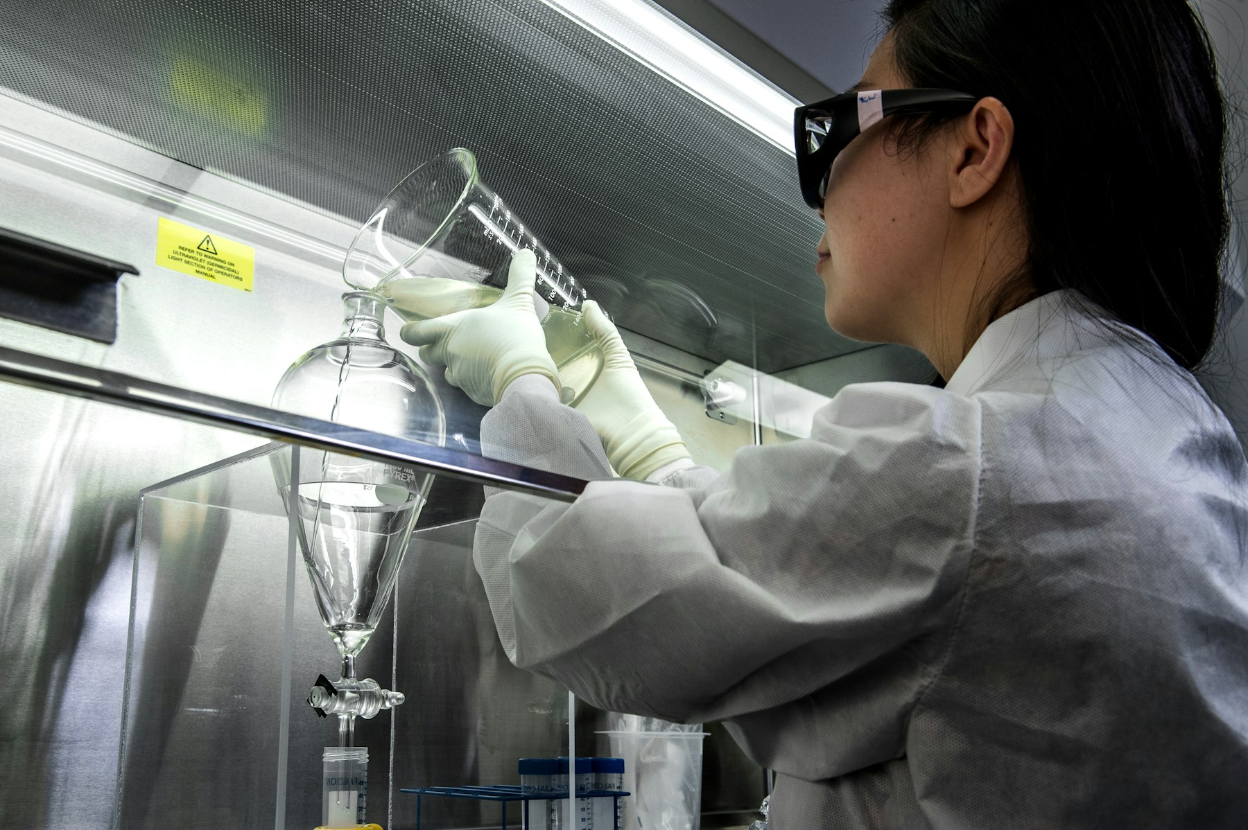 Scientist at work in a laboratory